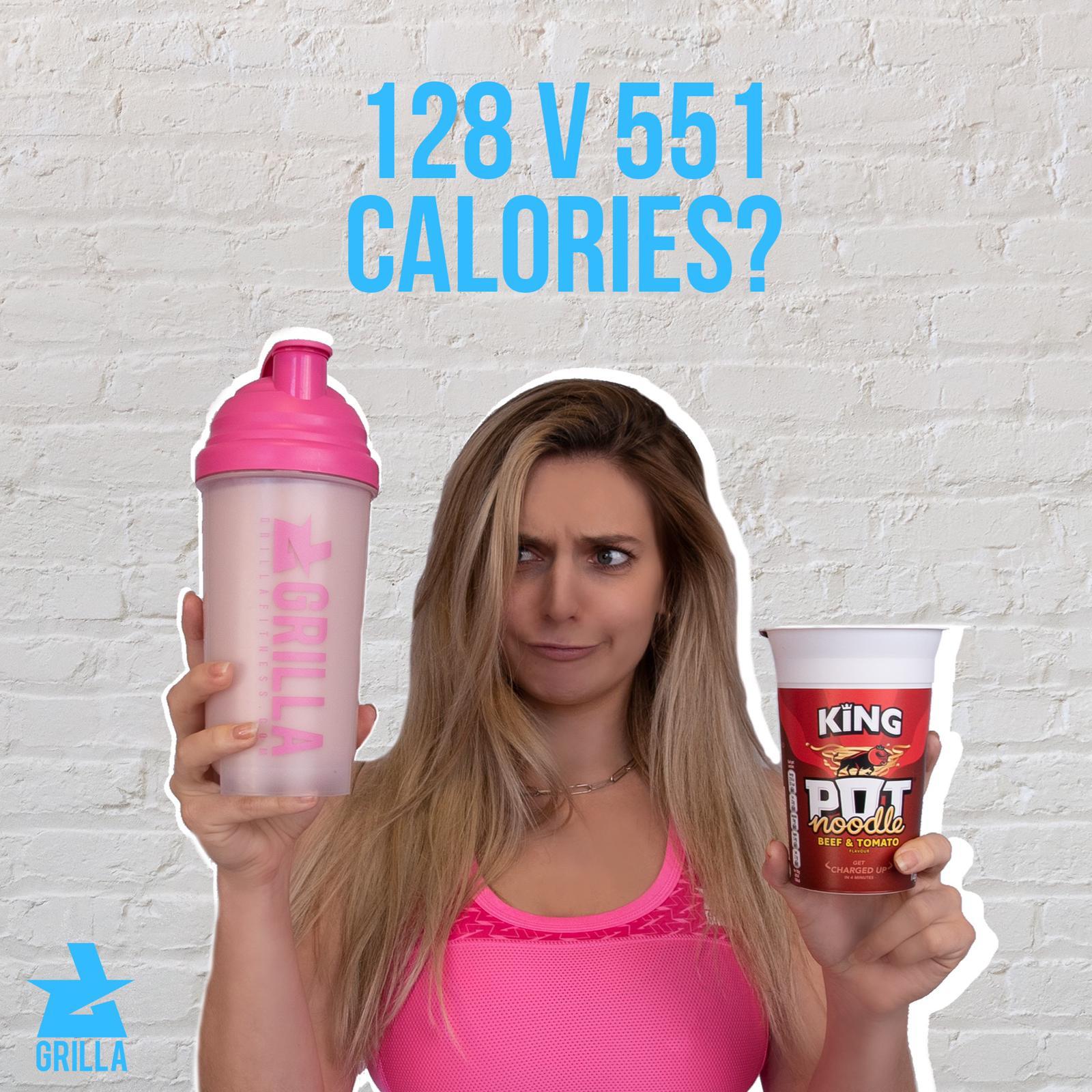 Healthy Meal options -  Burn Blend v Pot Noodle