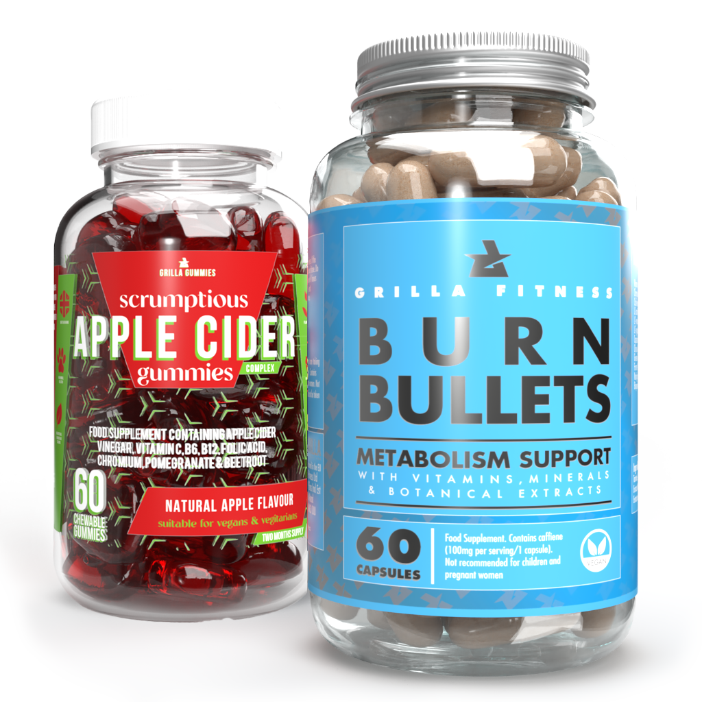 Burn Bullets & Apple Cider Vinegar Gummies Stack