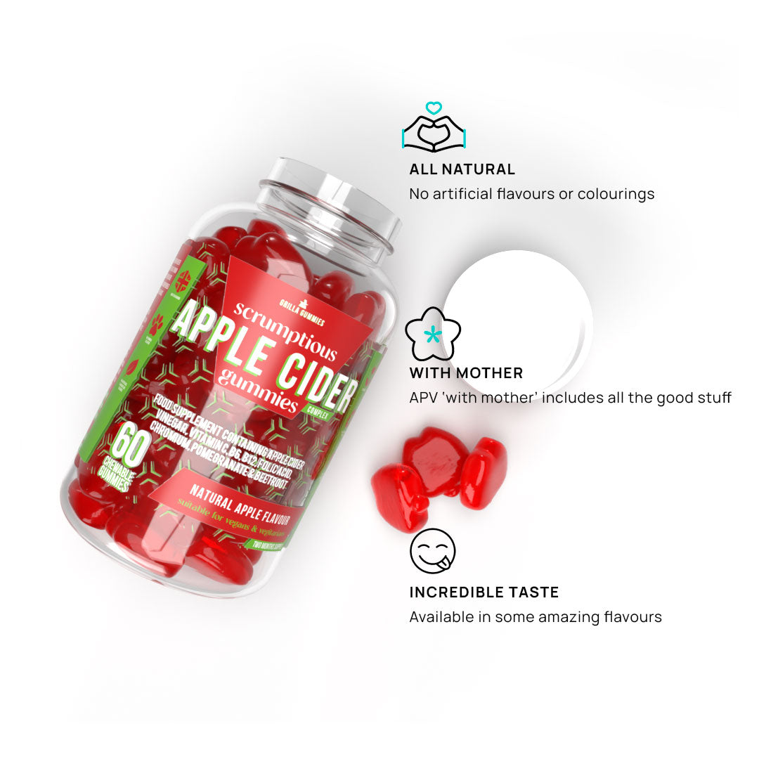 Apple Cider Complex Apple Flavour 60 Vegan Gummies