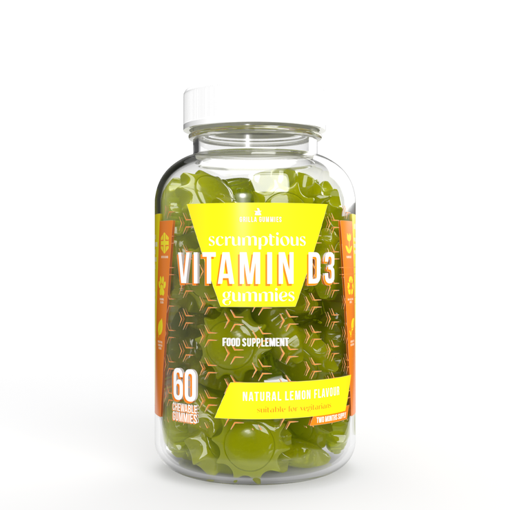 Vitamin D3 1000iu Lemon Flavour - 60 Vegetarian Gummies